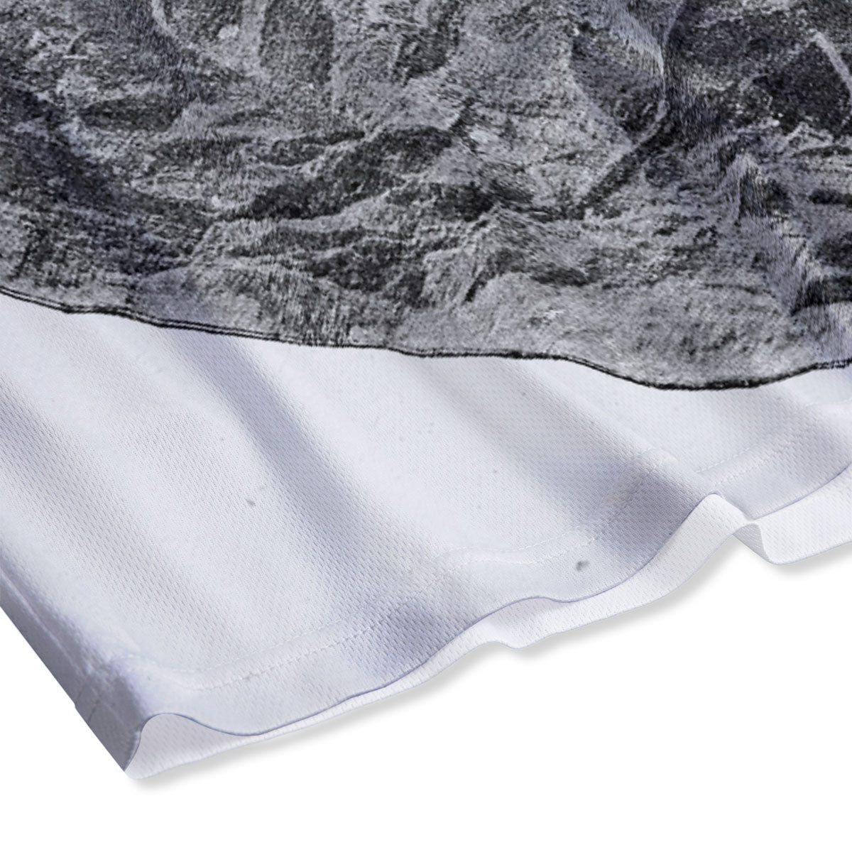 Fossil Fern Print Mesh Shorts