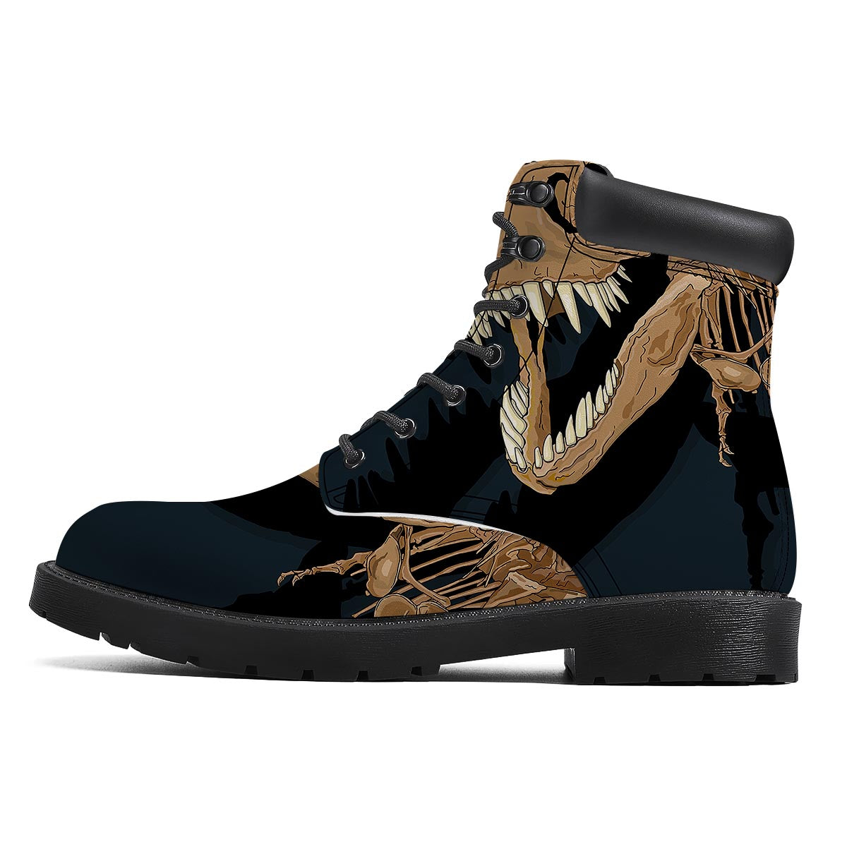 Fossil T-Rex Print Boots-grizzshop