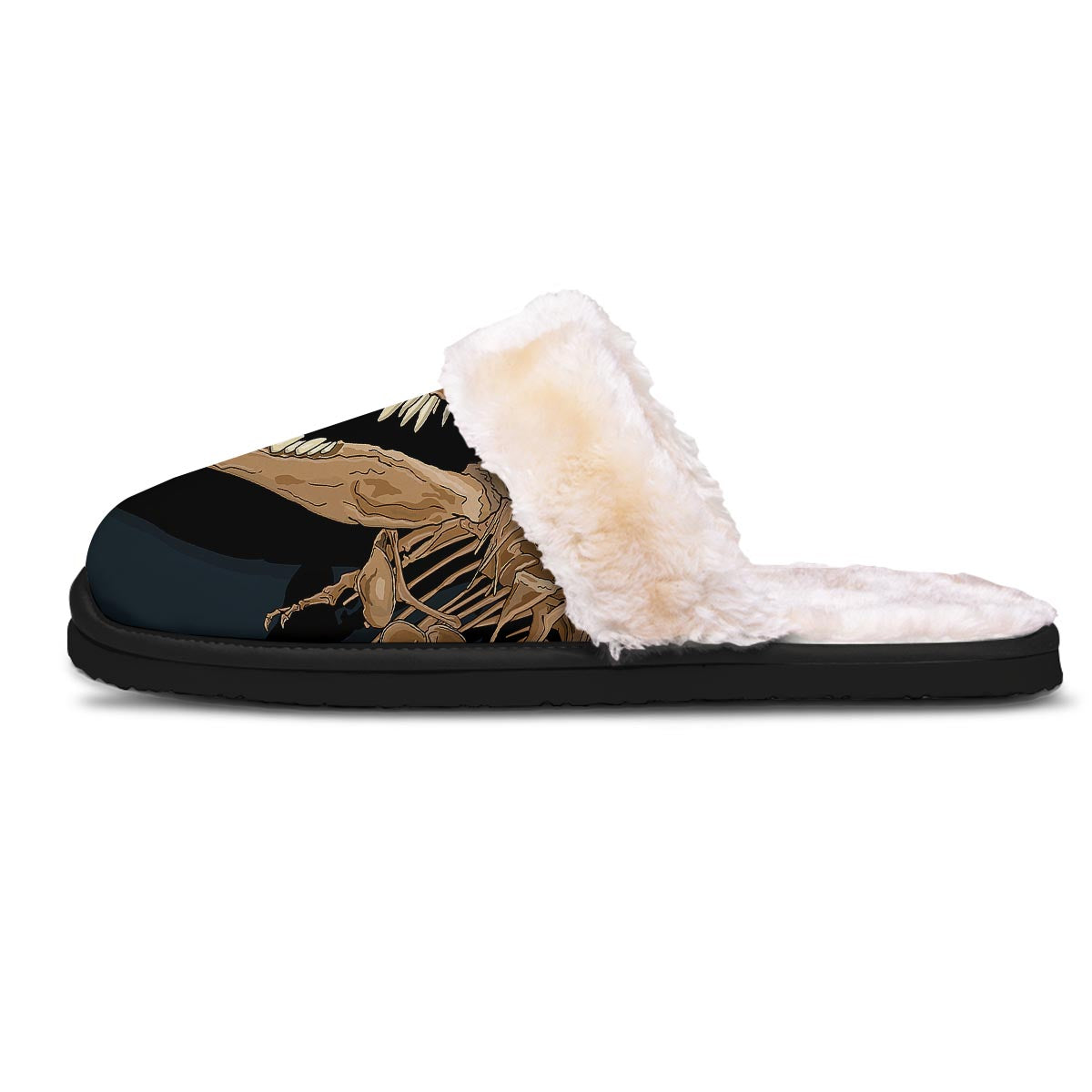 Fossil T-Rex Print Slippers-grizzshop