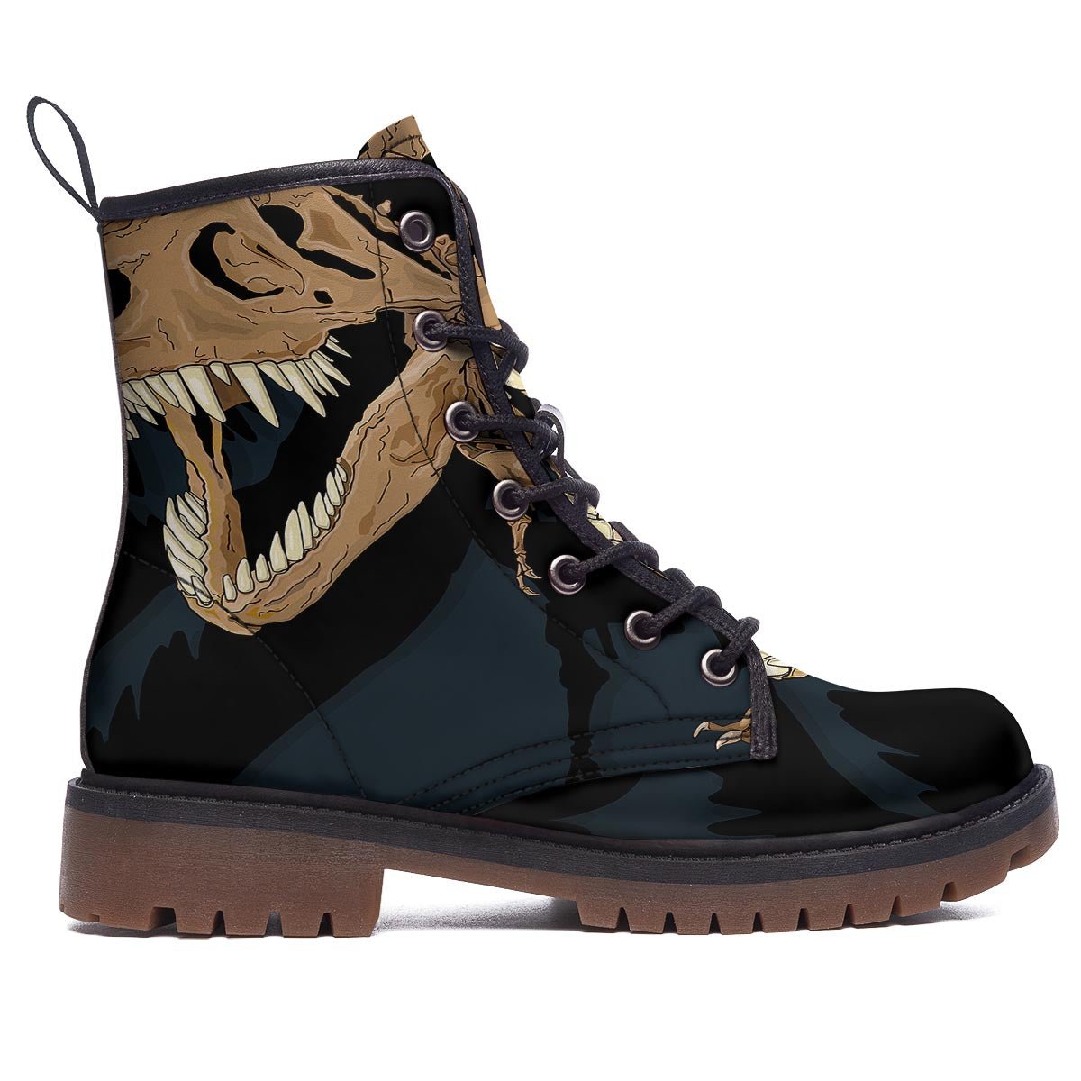 Fossil T-Rex Print Work Boots-grizzshop