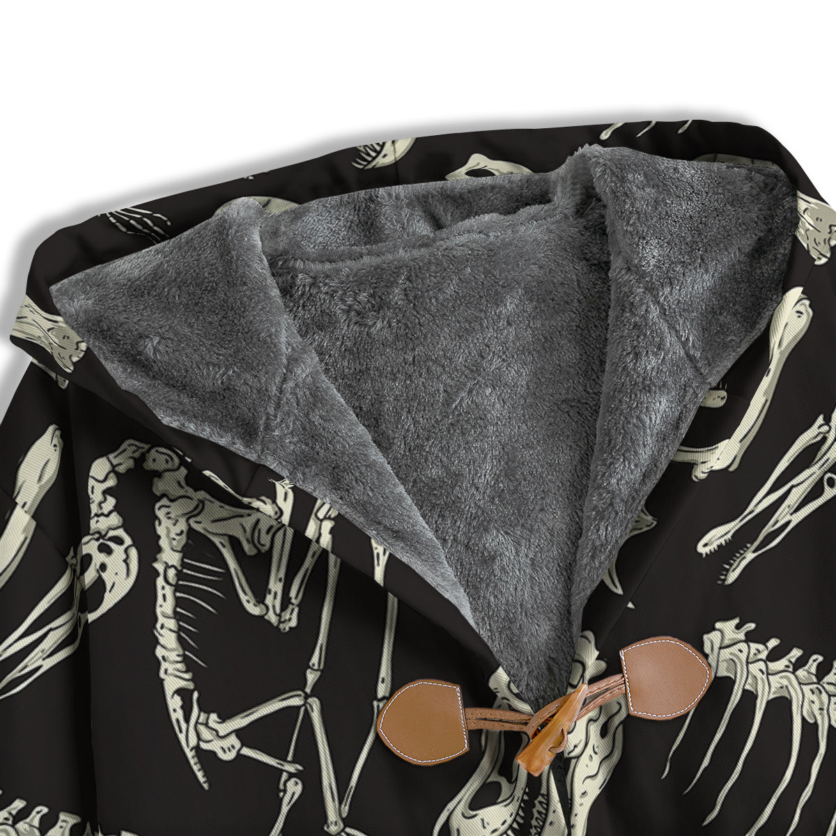 Fossil Tyrannosaurus Dino Print Pattern Men's Windbreaker Jacket-grizzshop
