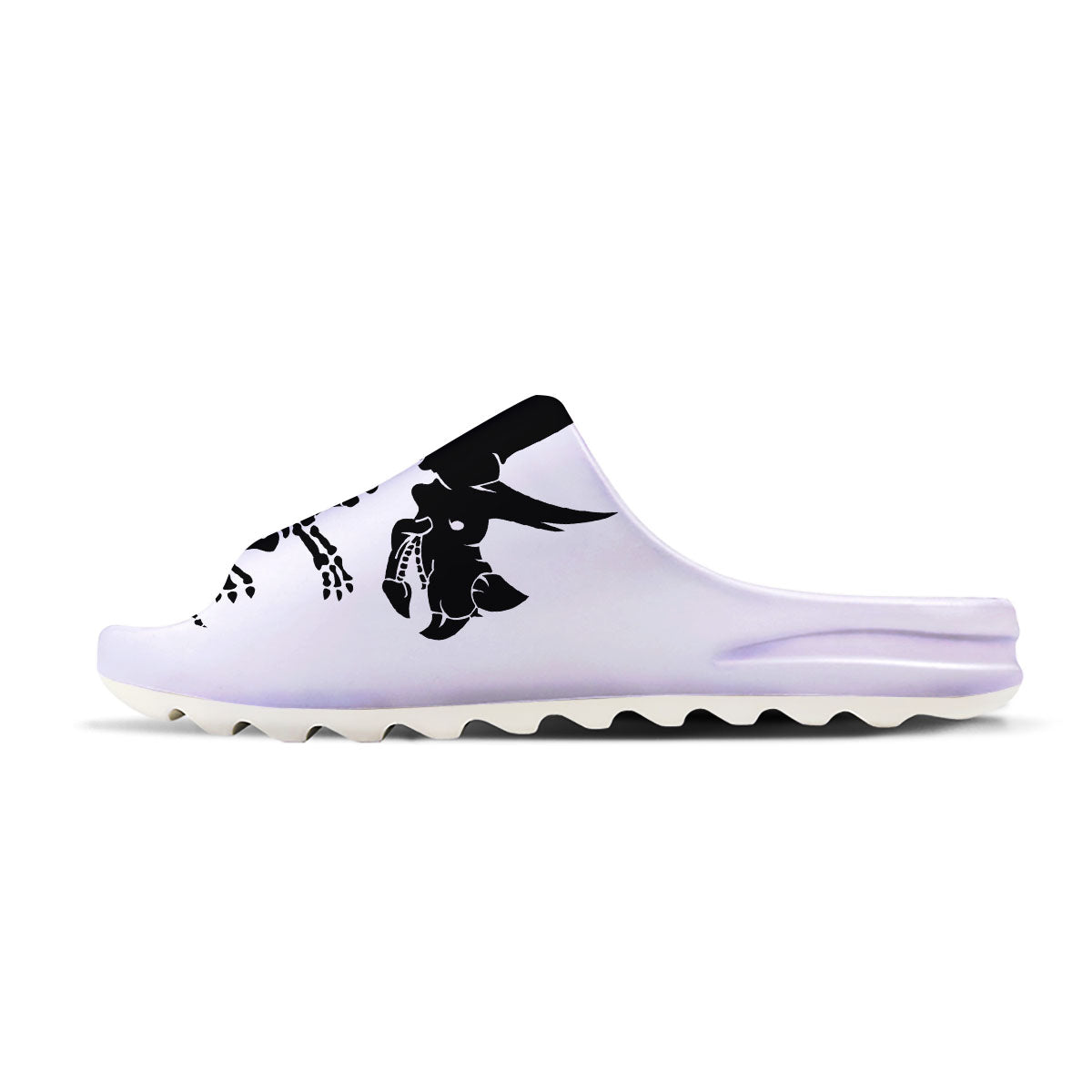 Fossil Dinosaur Monochrome Print Sandals-grizzshop