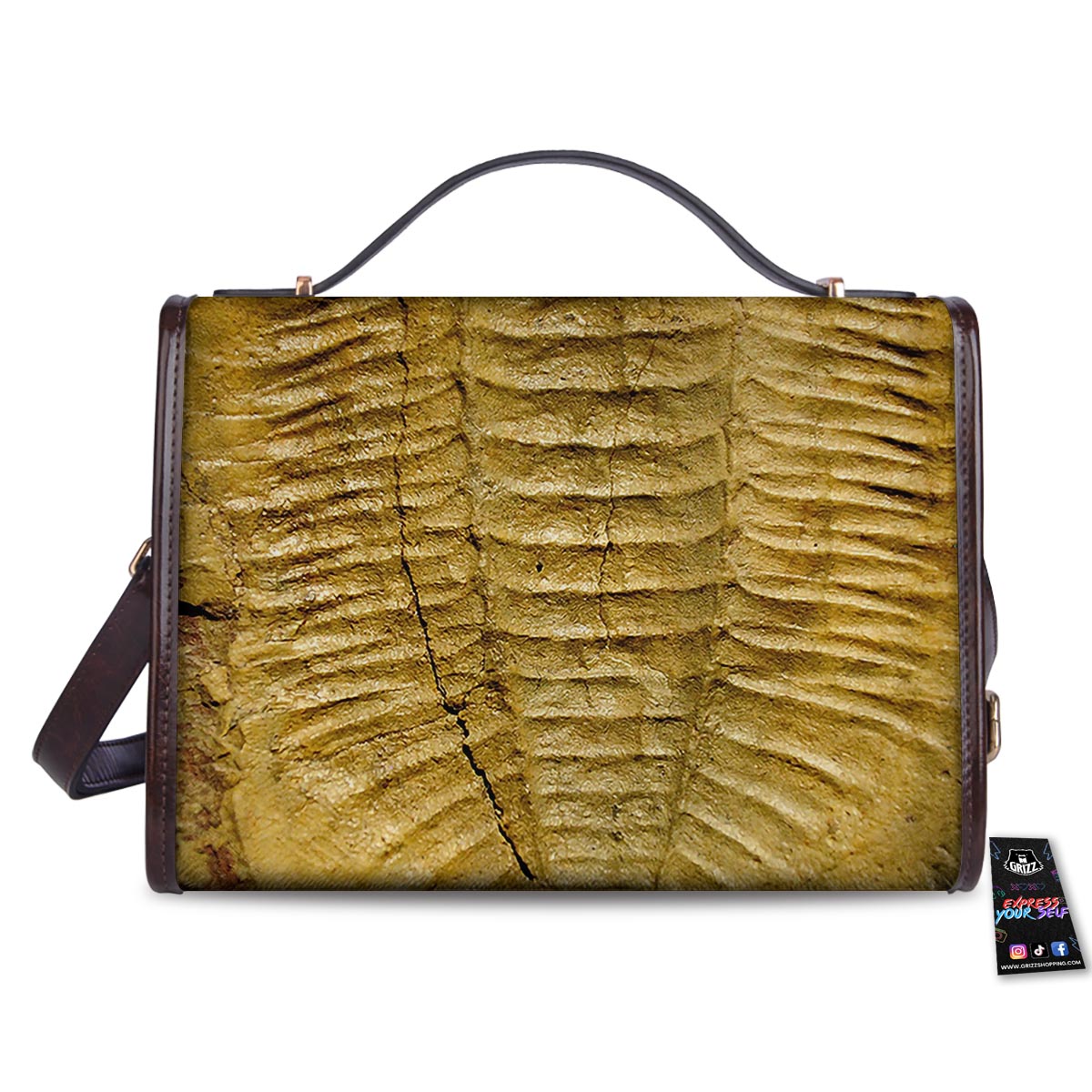 Fossil Trilobite Print Women's Satchel Bag