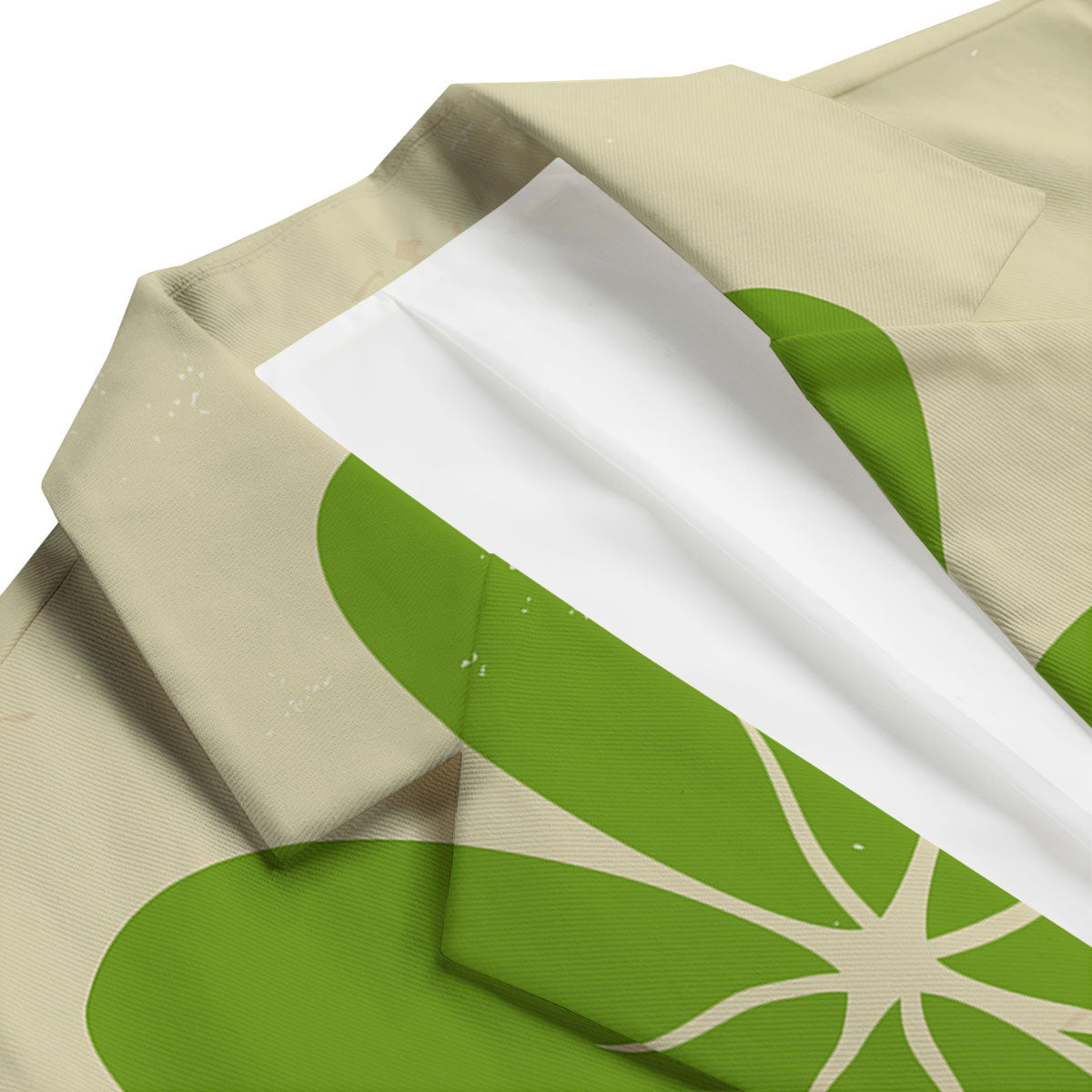 Four Leaf Clovers Irish Print Men's Blazer-grizzshop