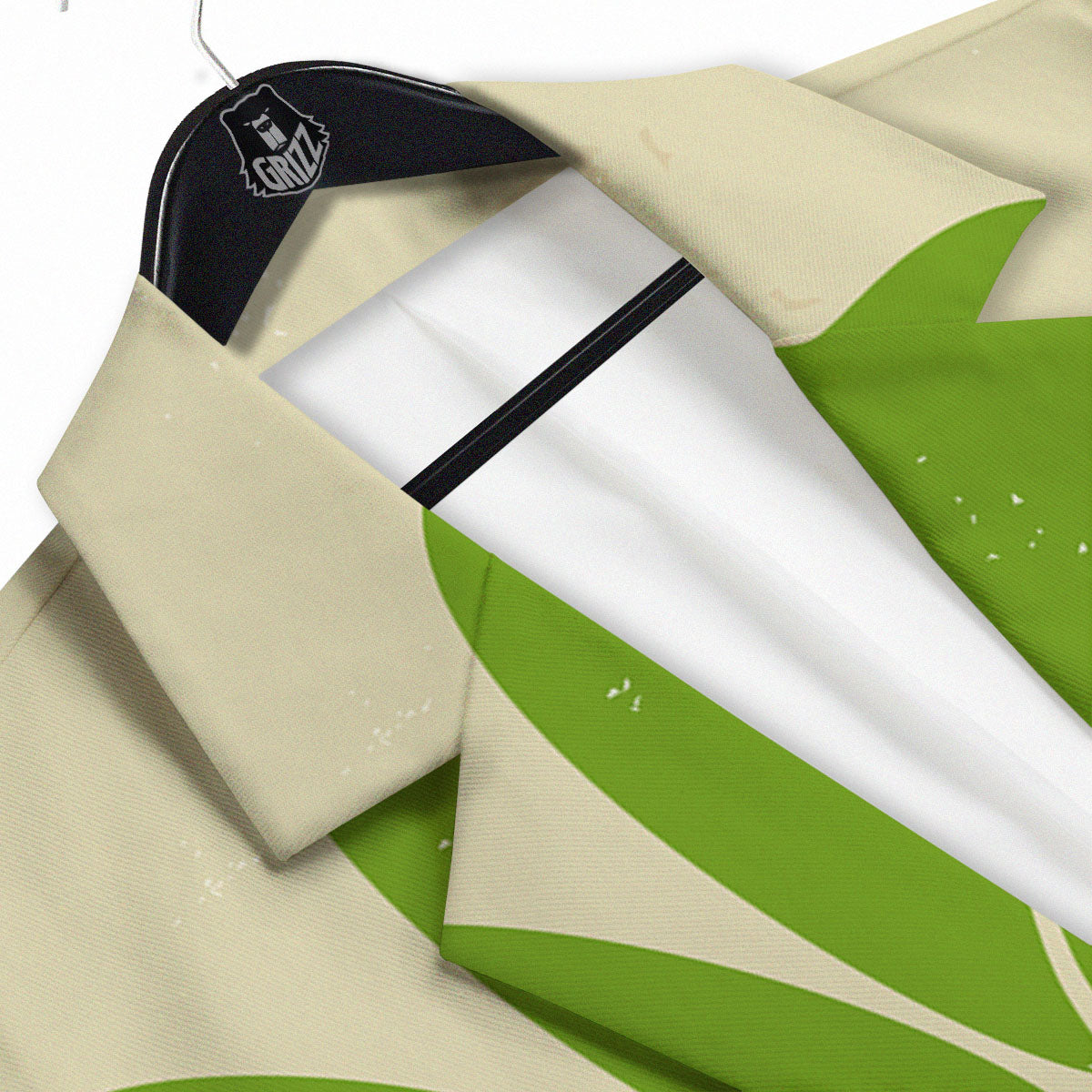 Four Leaf Clovers Irish Print Men's Sport Coat-grizzshop