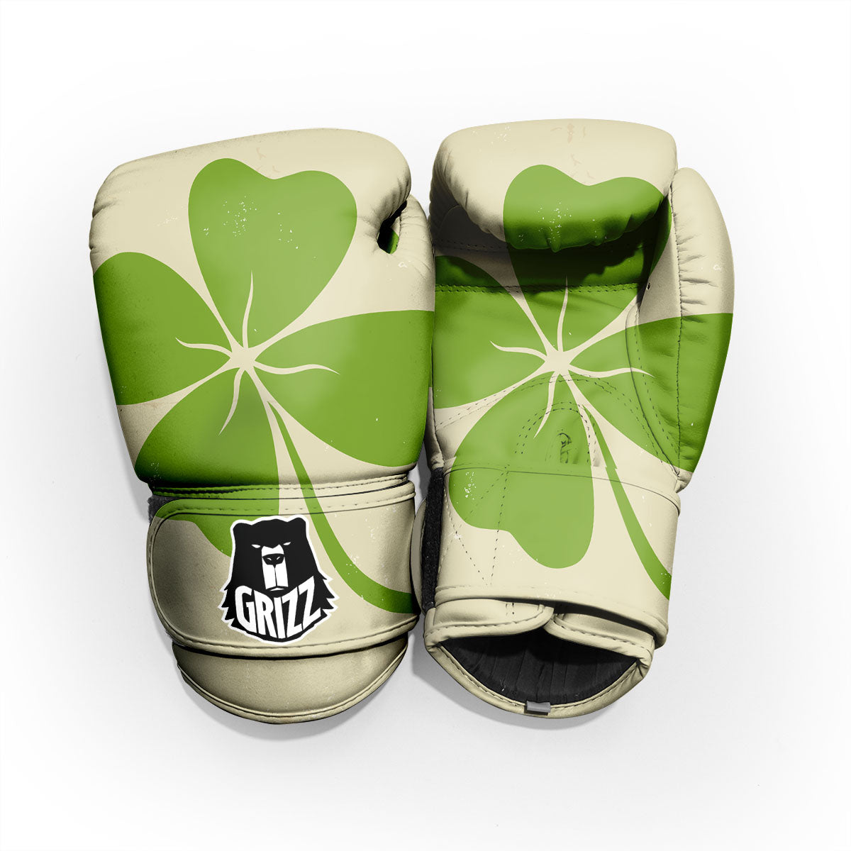 Four Leaf Clovers Irish Print Pro Boxing Glove