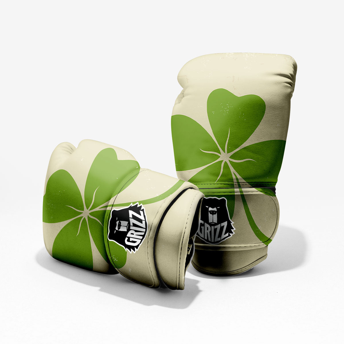 Four Leaf Clovers Irish Print Pro Boxing Glove