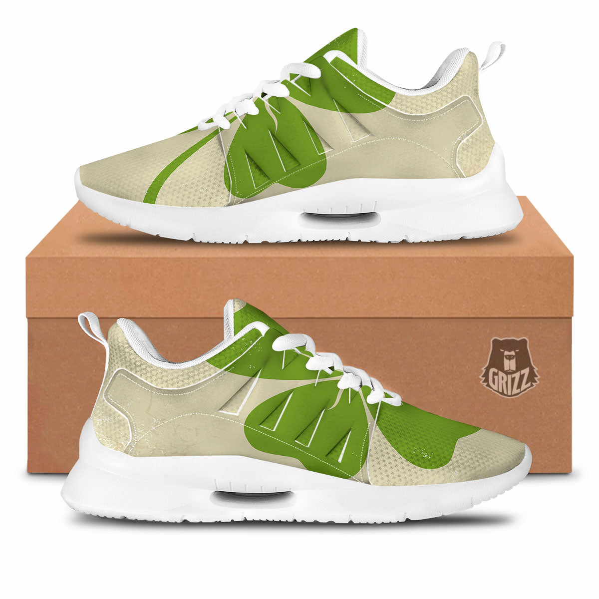 Four Leaf Clovers Irish Print Tennis Shoes-grizzshop