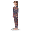 Fox Christmas Print Pattern Kid's Pajamas-grizzshop