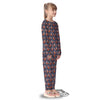 Fox Christmas Print Pattern Kid's Pajamas-grizzshop