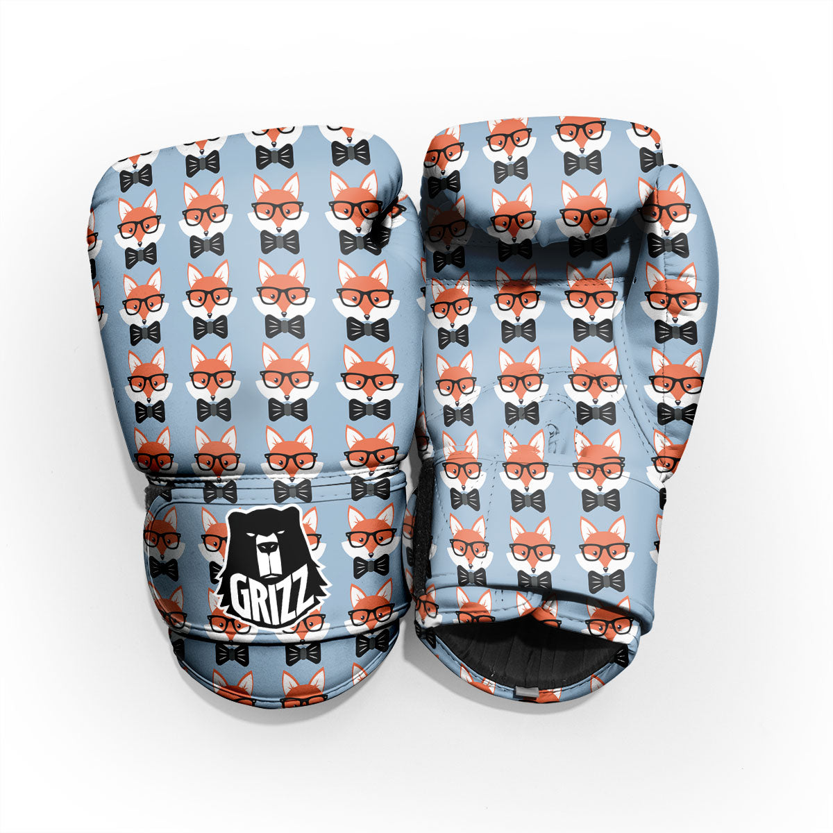 Fox With Glasses Print Pattern Pro Boxing Glove
