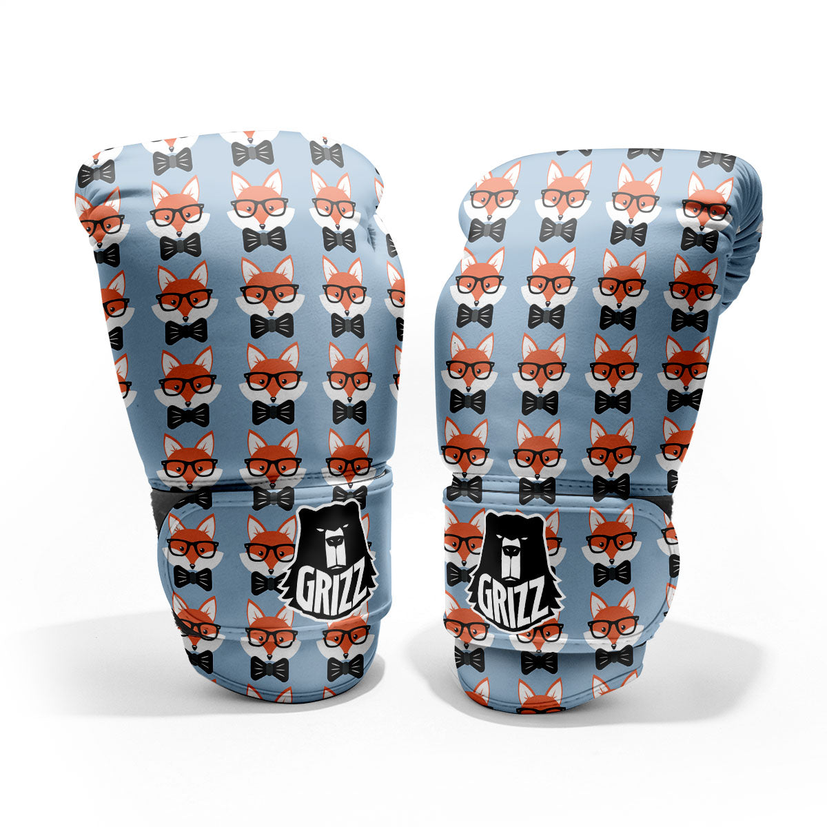 Fox With Glasses Print Pattern Pro Boxing Glove