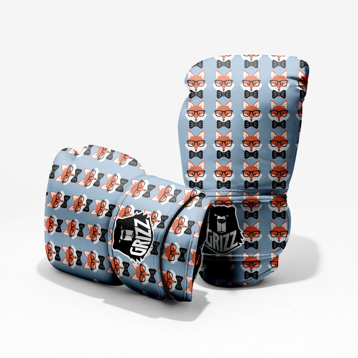 Fox With Glasses Print Pattern Pro Boxing Glove