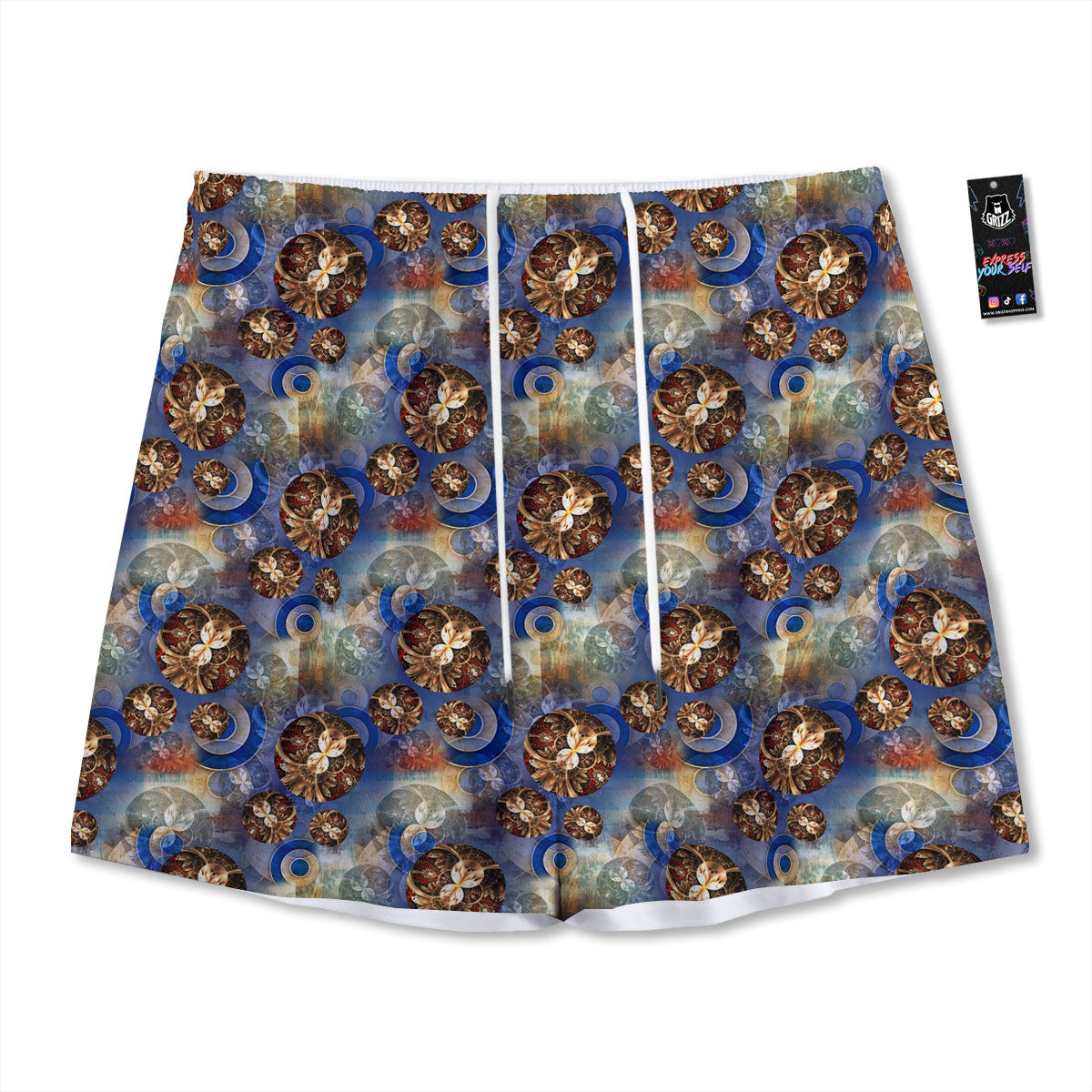 Giraffe Funny Print Mesh Shorts