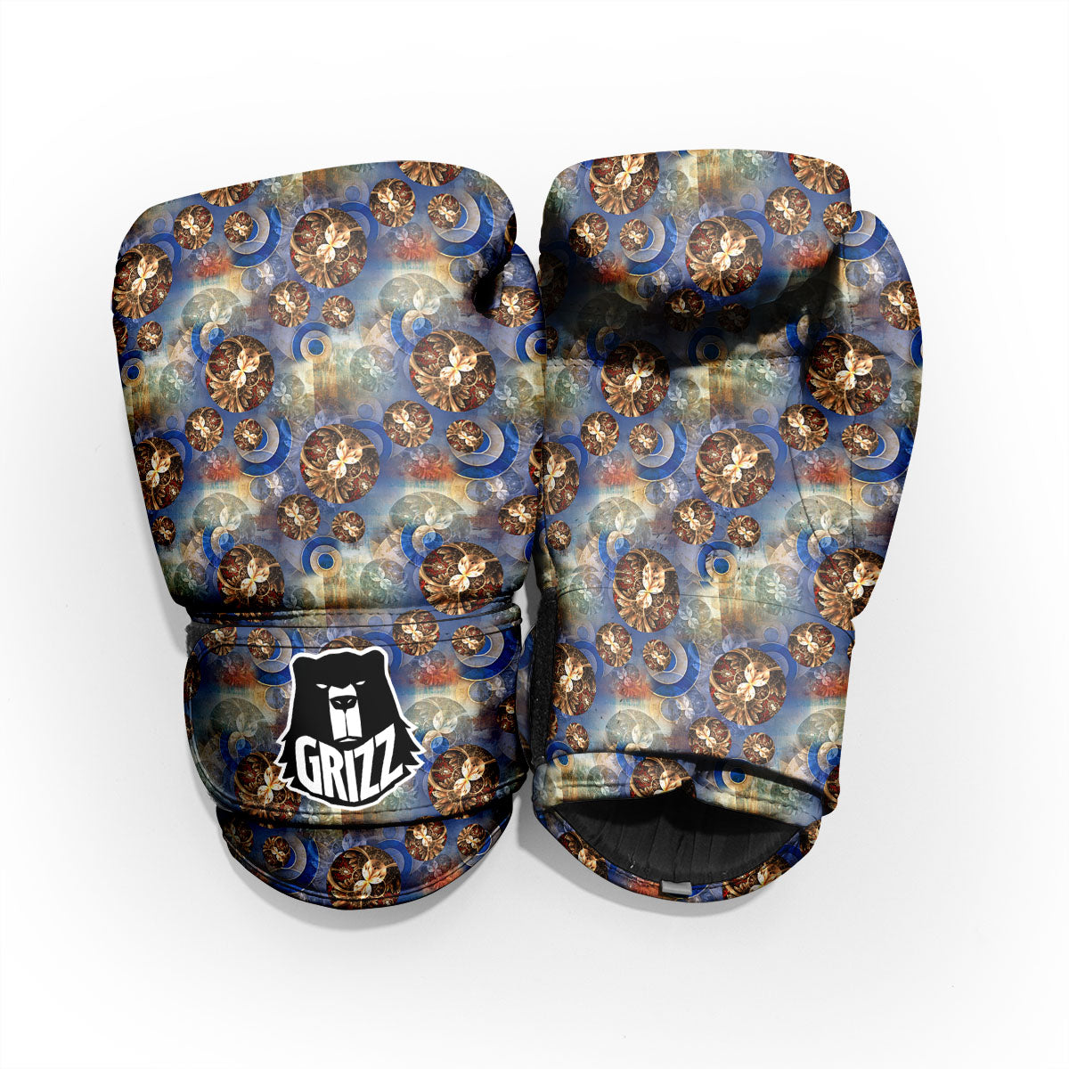 Fractal Abstract Print Pro Boxing Glove