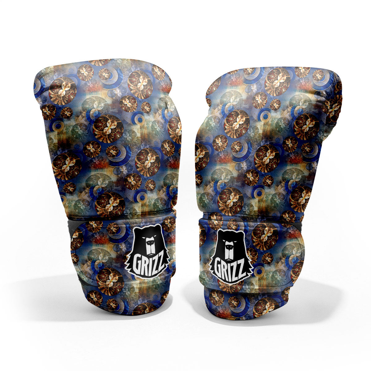 Fractal Abstract Print Pro Boxing Glove
