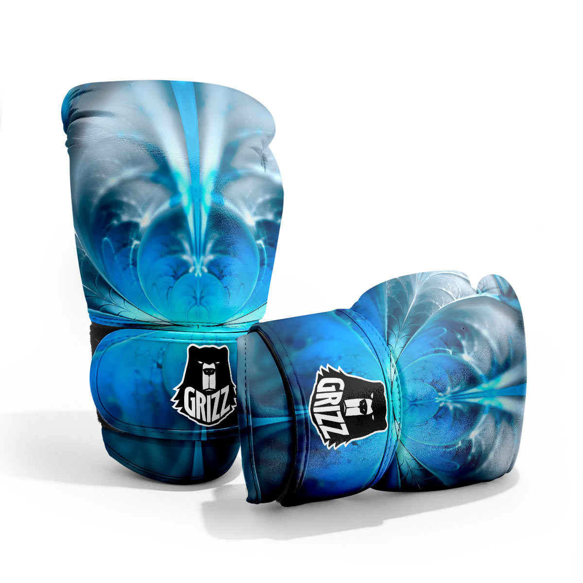 Fractal Blue Print Pro Boxing Glove