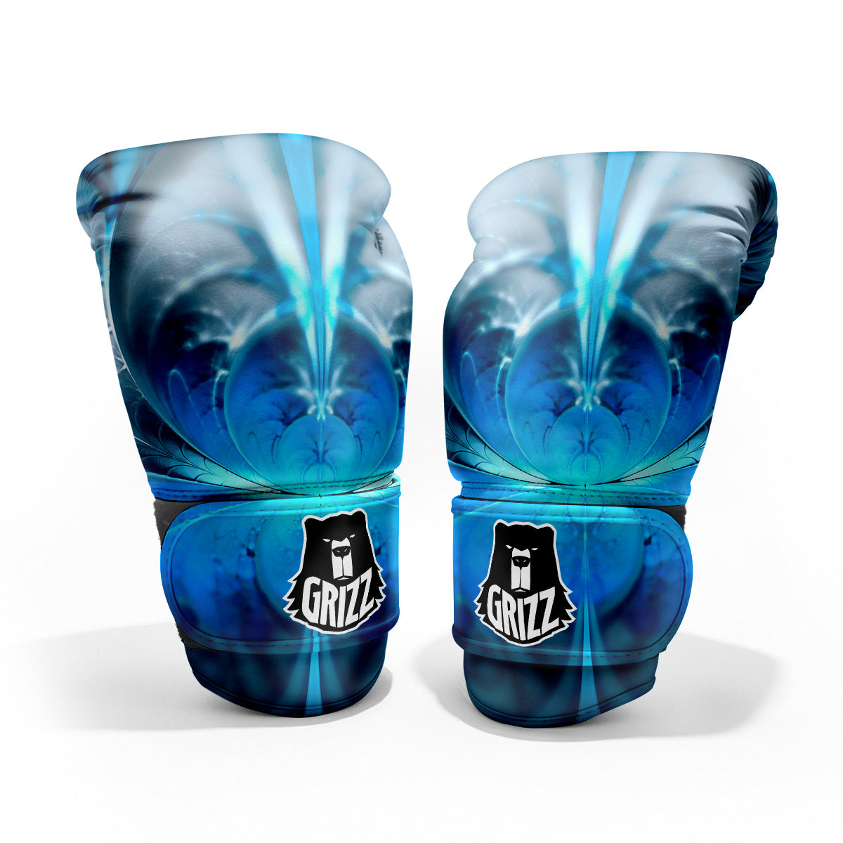 Fractal Blue Print Pro Boxing Glove