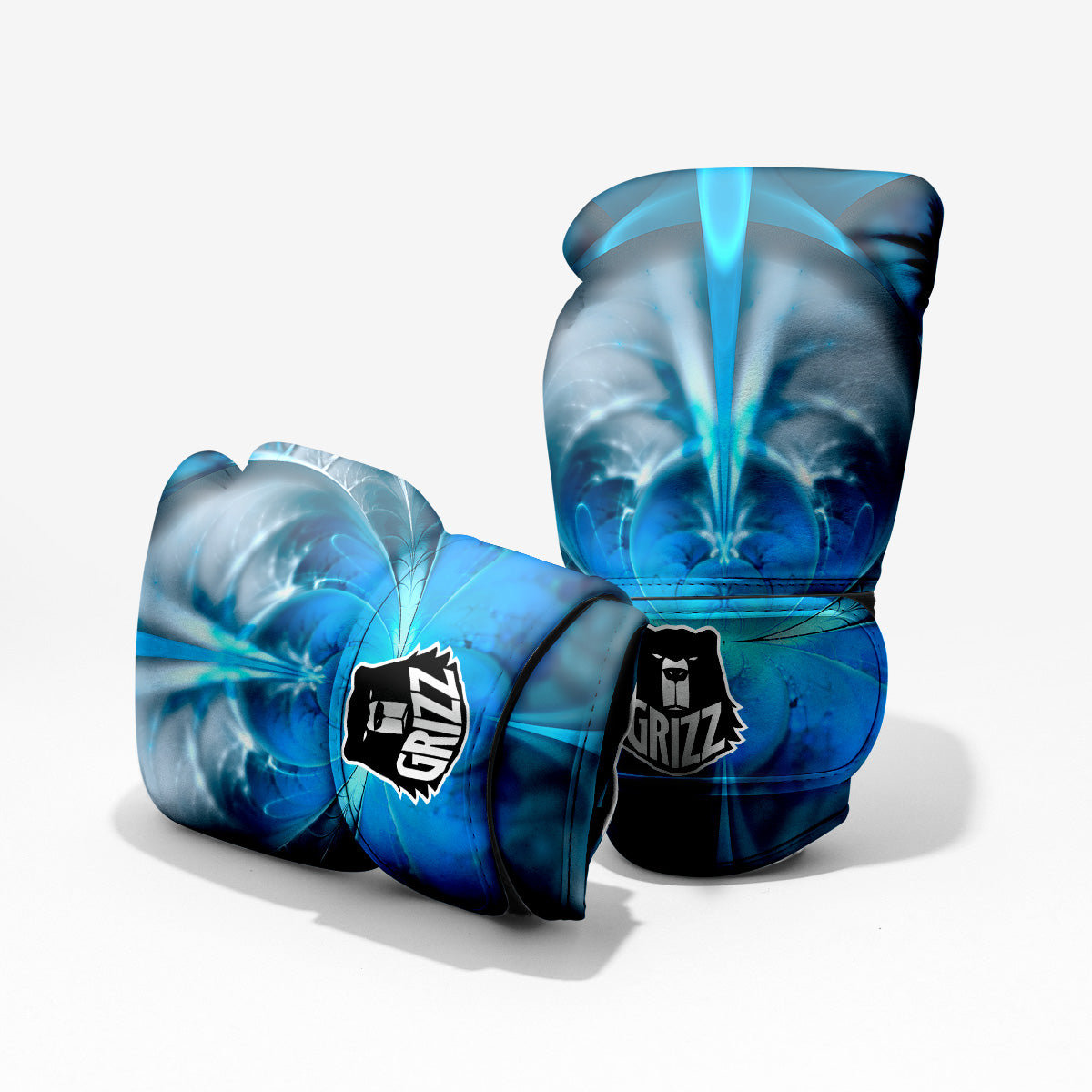 Fractal Blue Print Pro Boxing Glove