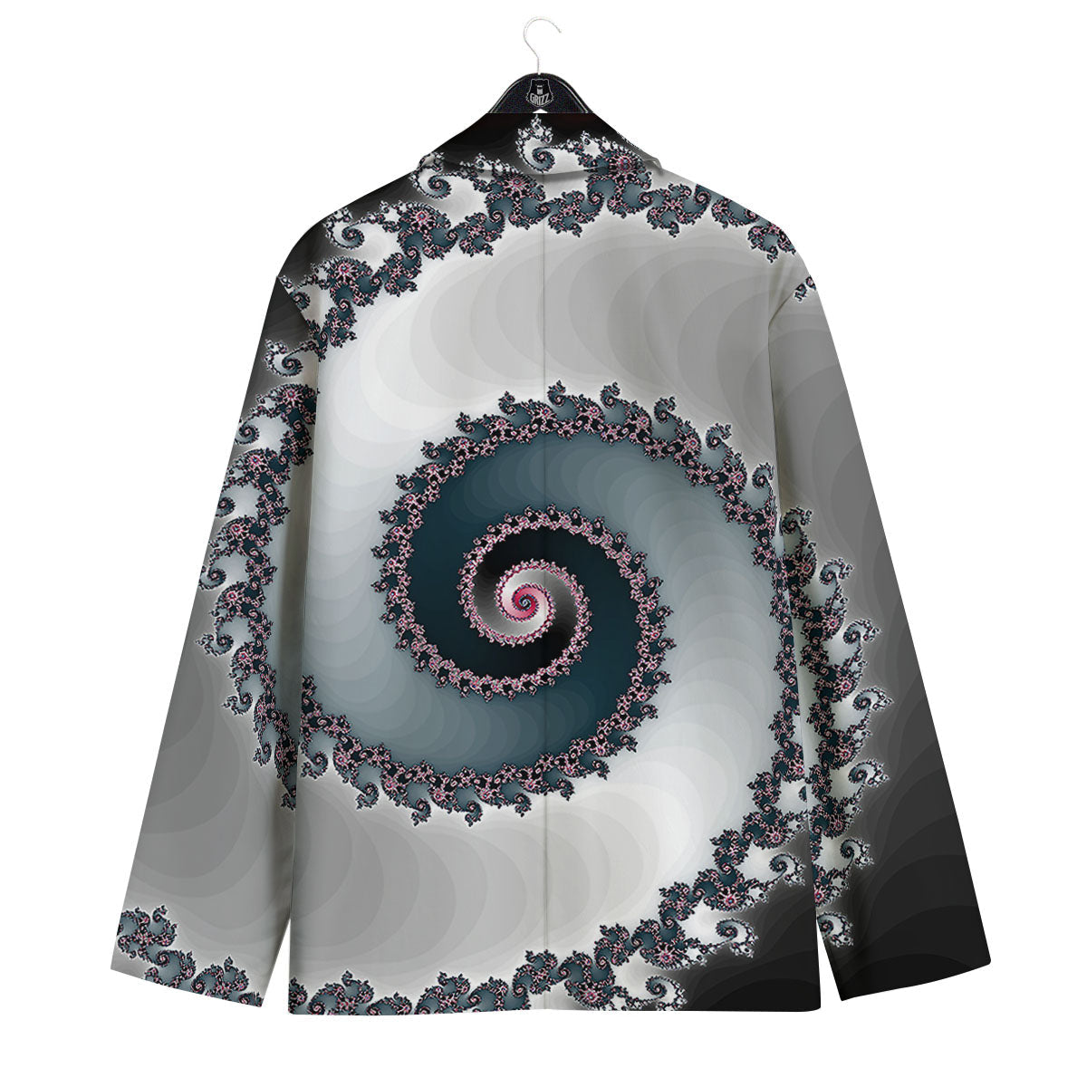 Fractal Infinite Print Men's Sport Coat-grizzshop