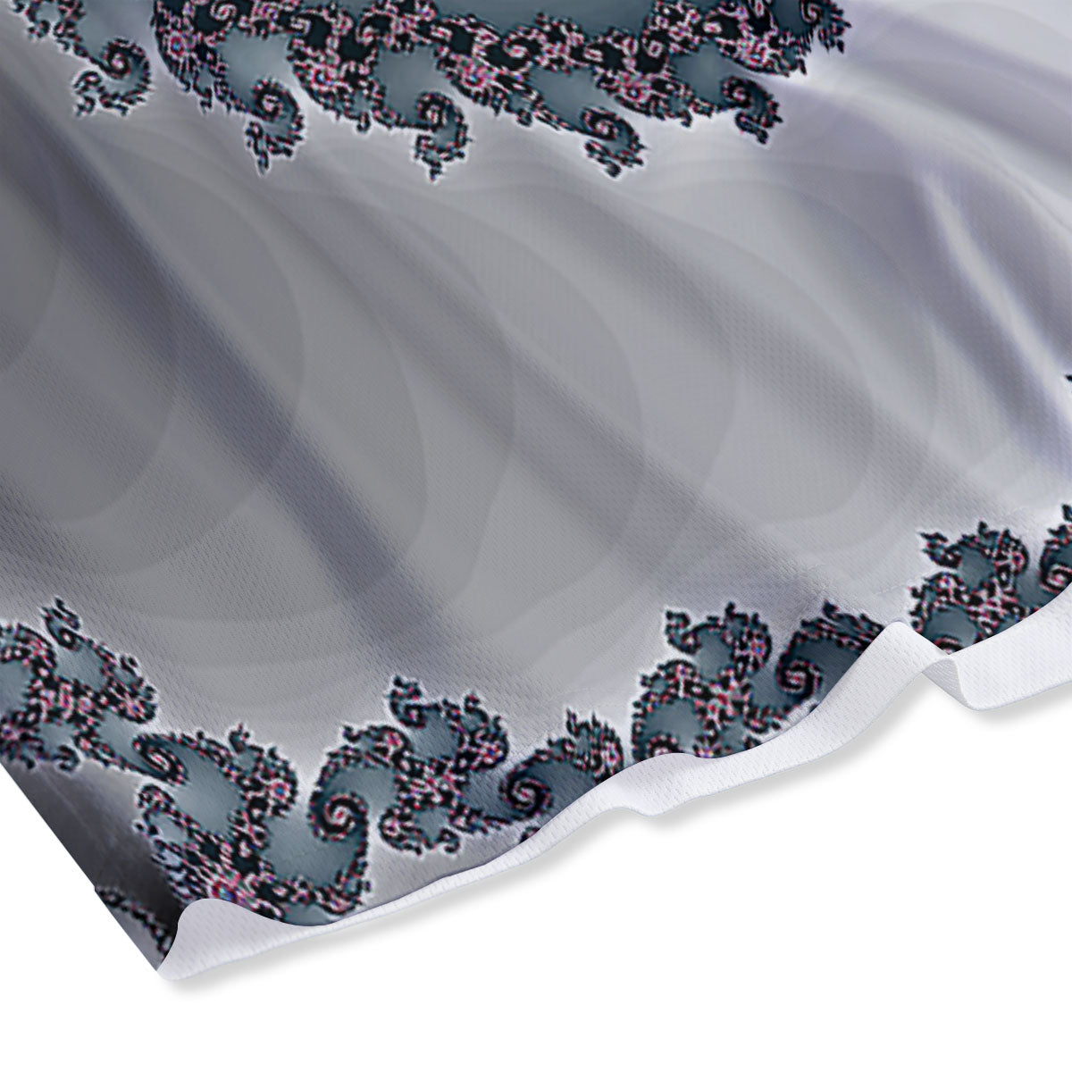 Fractal Infinite Print Mesh Shorts
