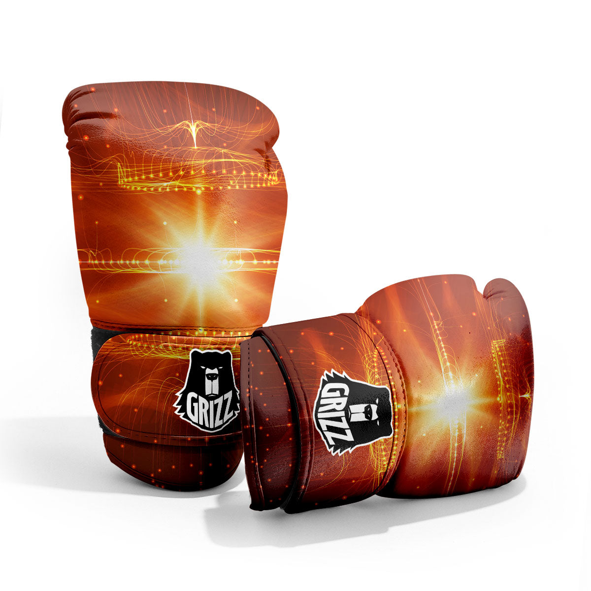 Fractal Light Print Pro Boxing Glove