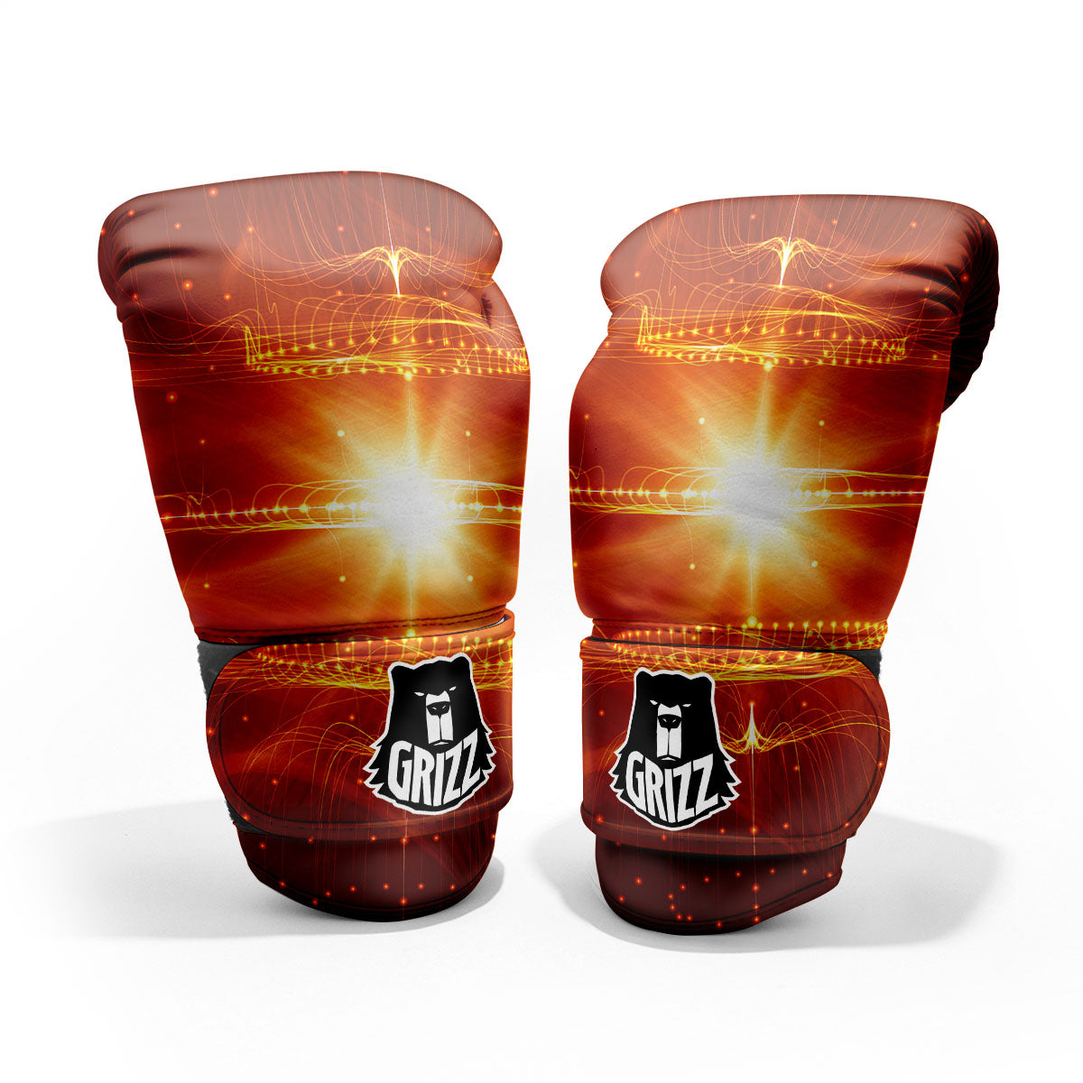 Fractal Light Print Pro Boxing Glove