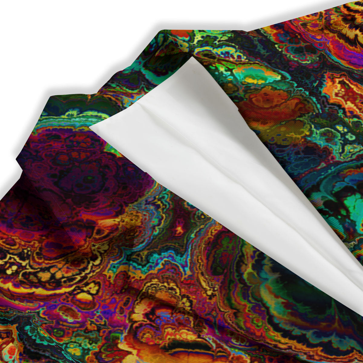 Fractal Psychedelic Print Pattern Women's Blazer-grizzshop