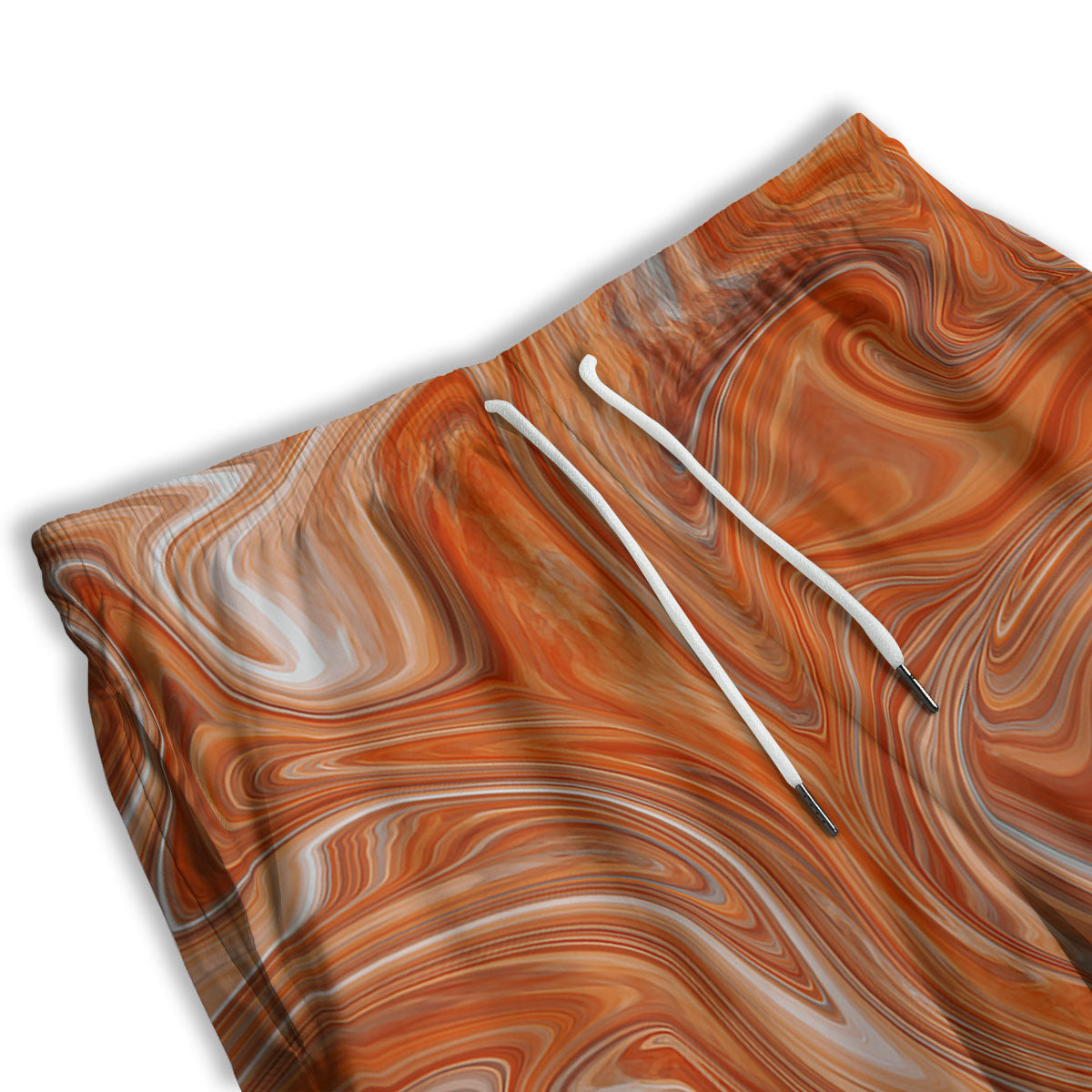 Fractal Psychedelic Trippy Print Men's Athletic Shorts