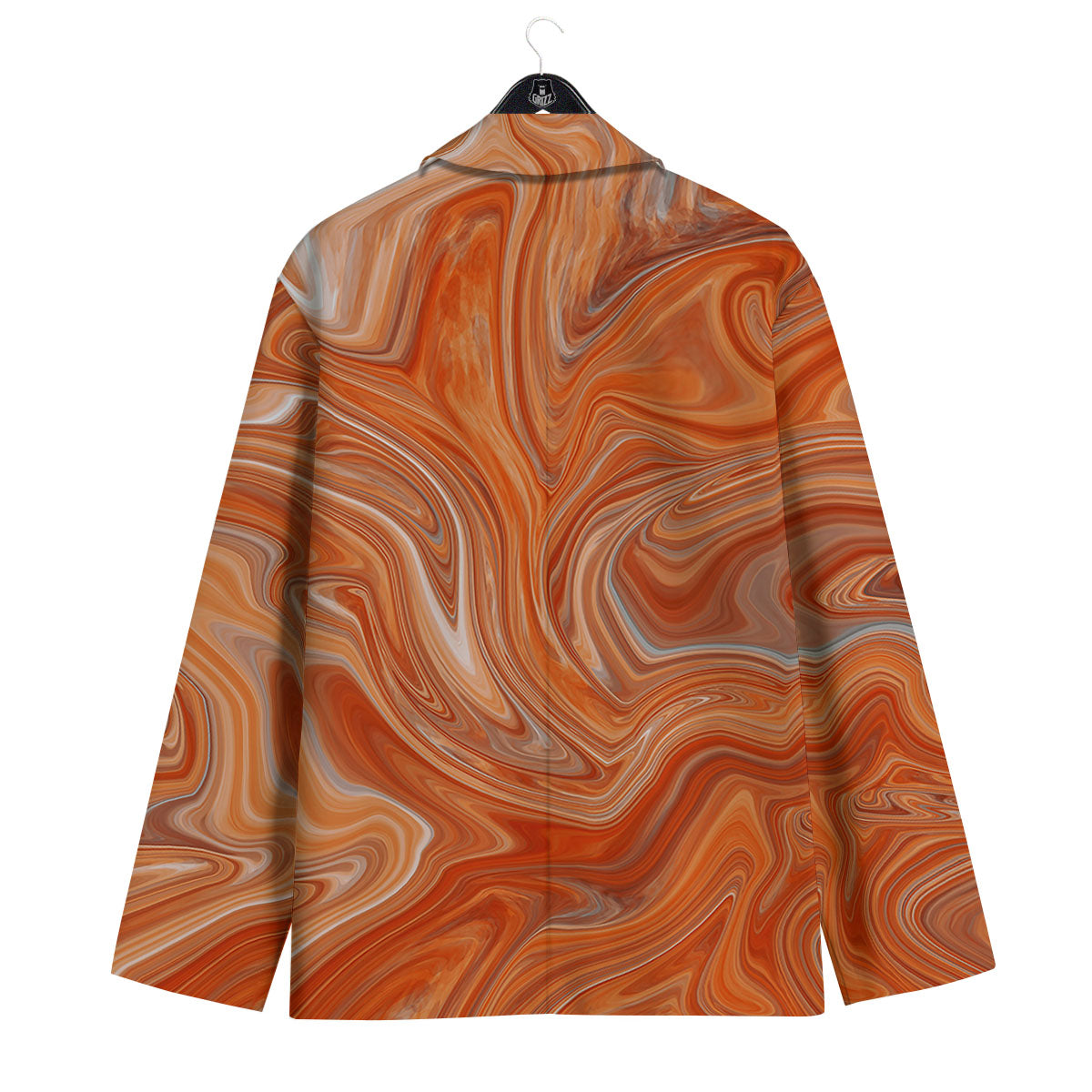 Fractal Psychedelic Trippy Print Men's Sport Coat-grizzshop