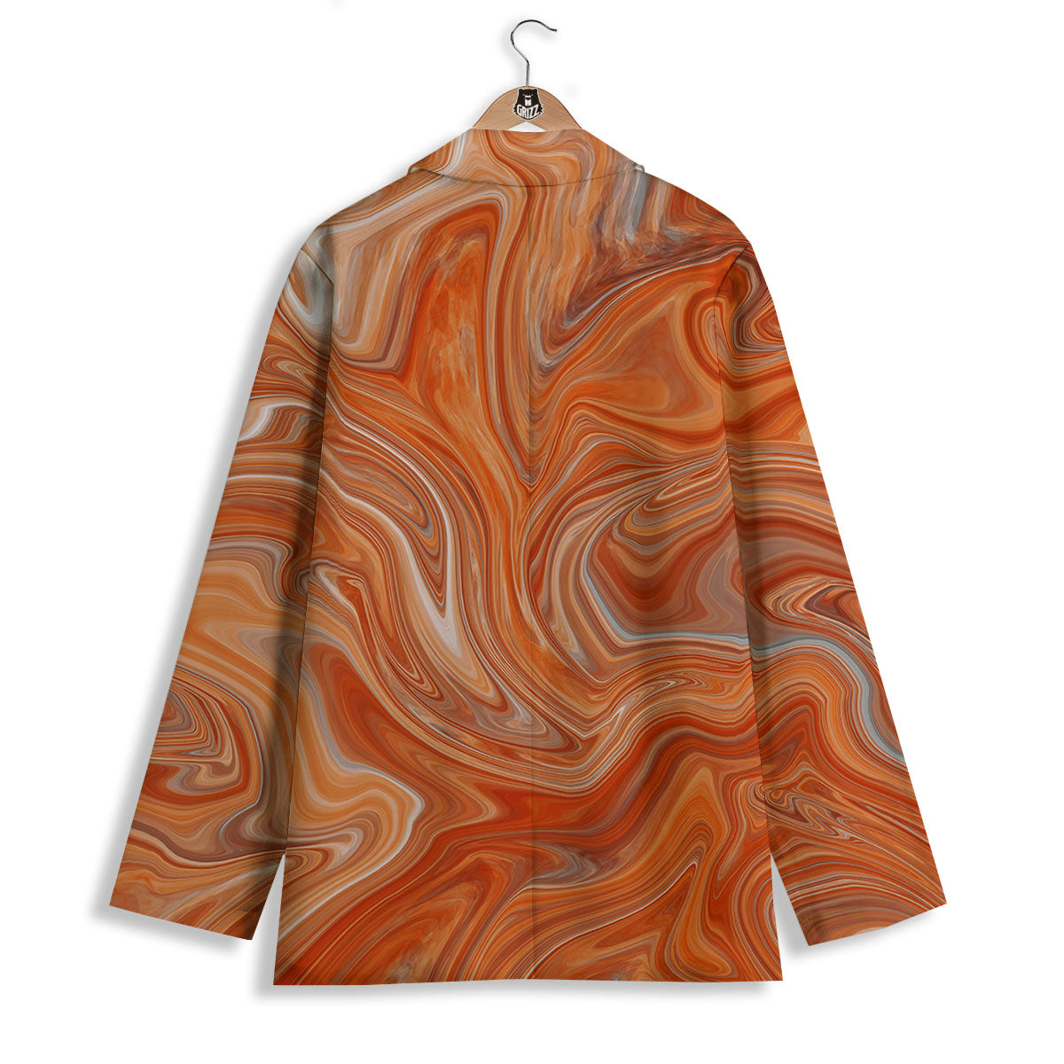 Fractal Psychedelic Trippy Print Women's Blazer-grizzshop