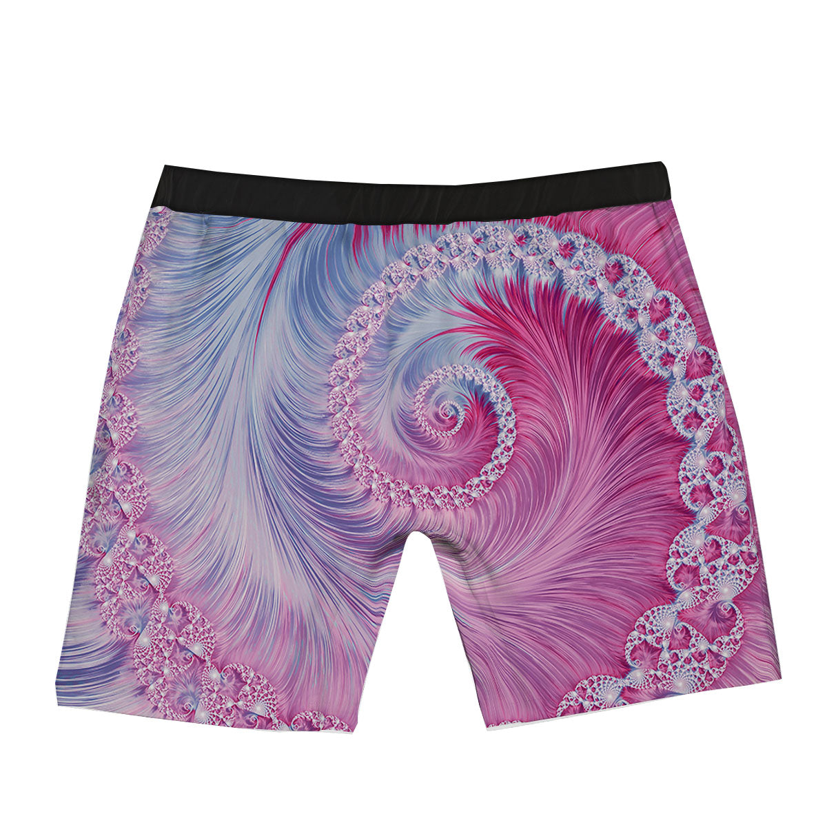 Fractal Spiral Print Boxer Briefs-grizzshop