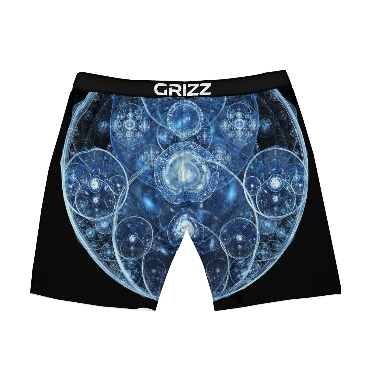 Fractal Steampunk Print Boxer Briefs-grizzshop