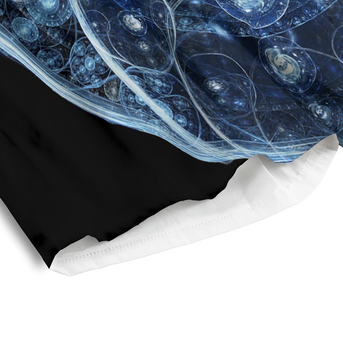 Fractal Steampunk Print Men's Athletic Shorts