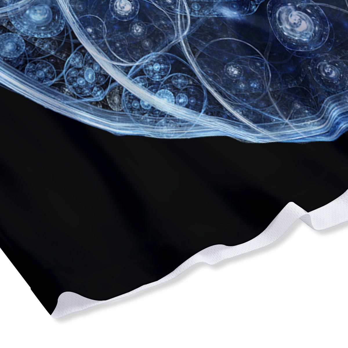 Fractal Steampunk Print Mesh Shorts