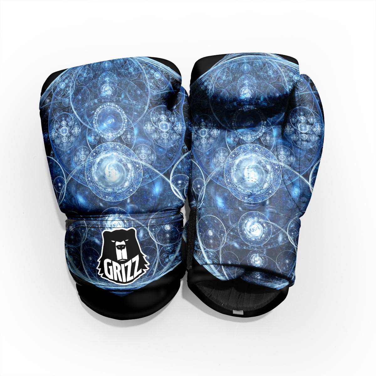 Fractal Steampunk Print Pro Boxing Glove