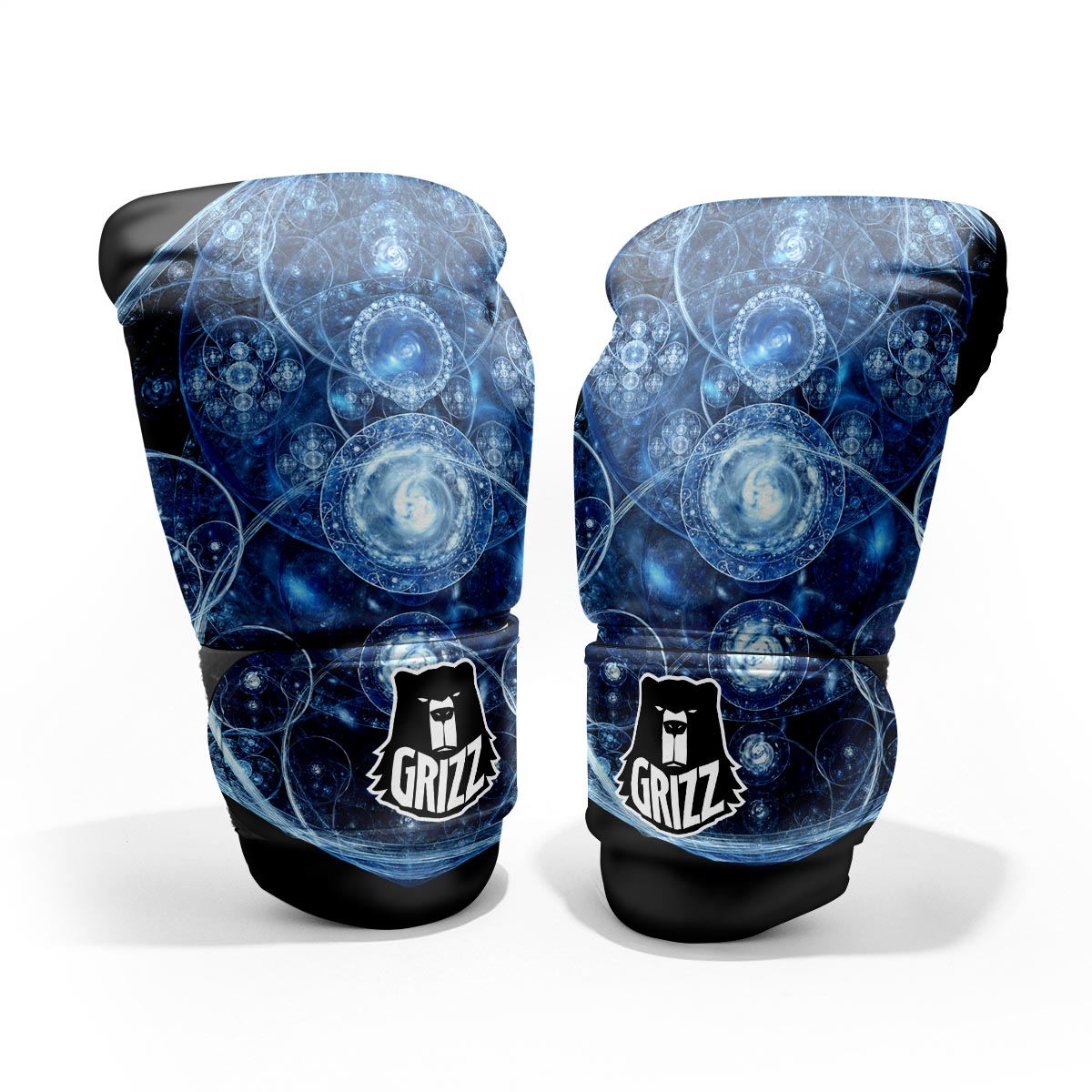 Fractal Steampunk Print Pro Boxing Glove