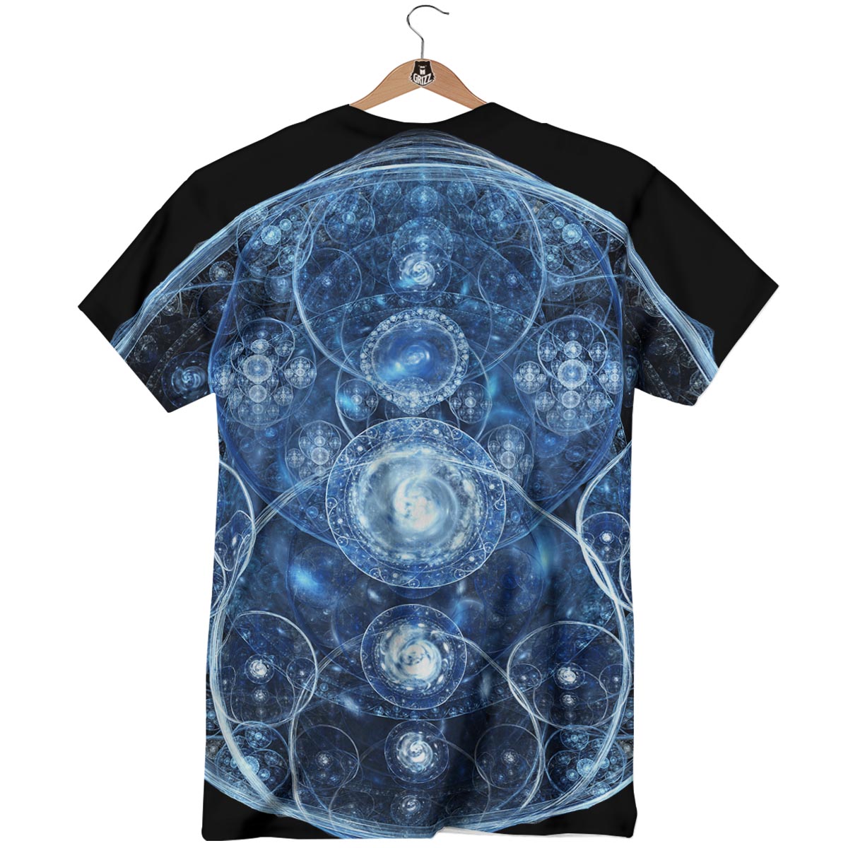 Fractal Steampunk Print T-Shirt-grizzshop