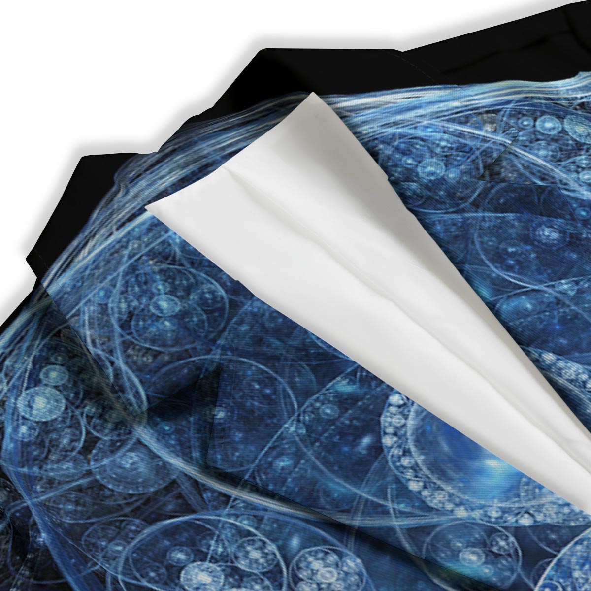 Fractal Steampunk Print Women's Blazer-grizzshop