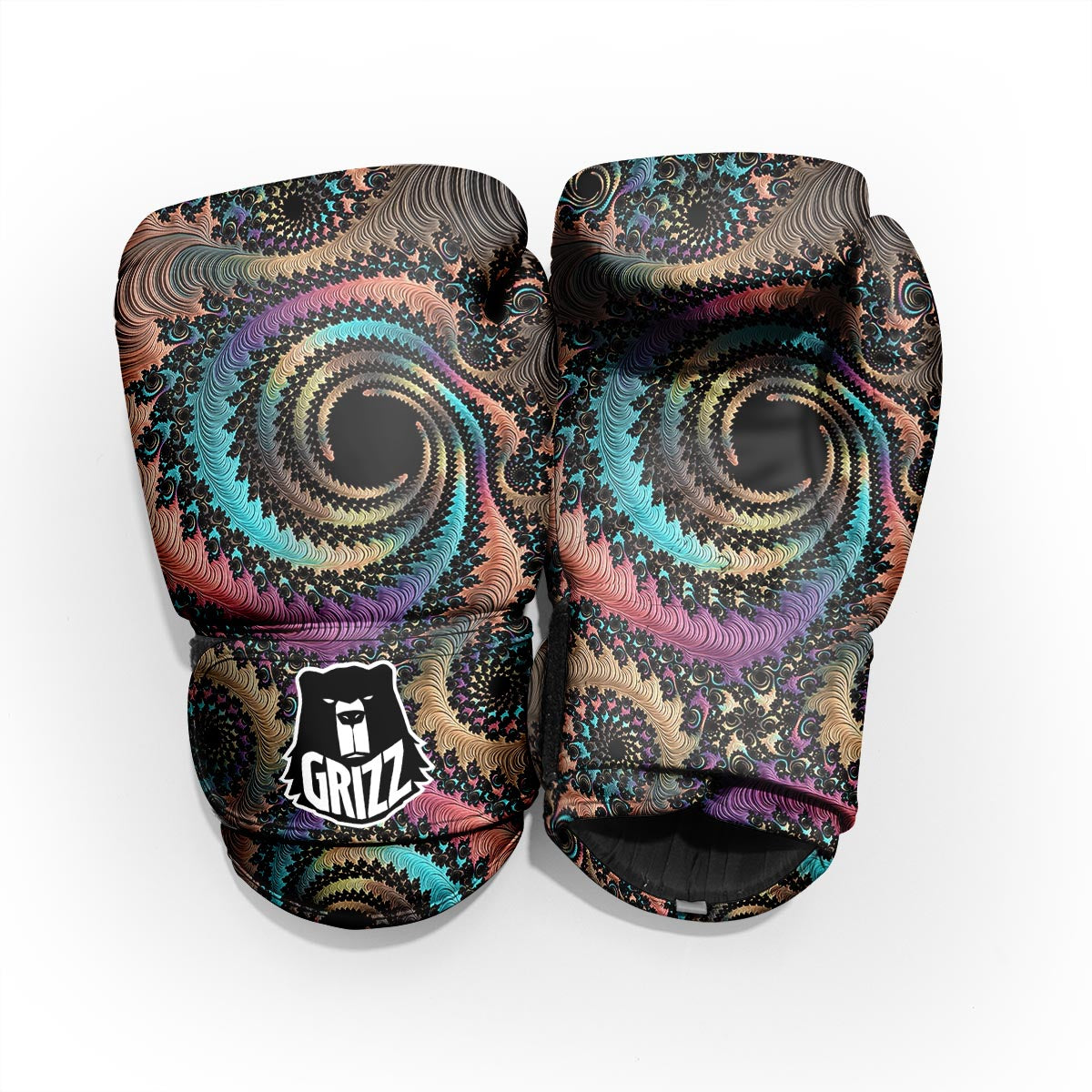 Fractal Trippy Print Pro Boxing Glove