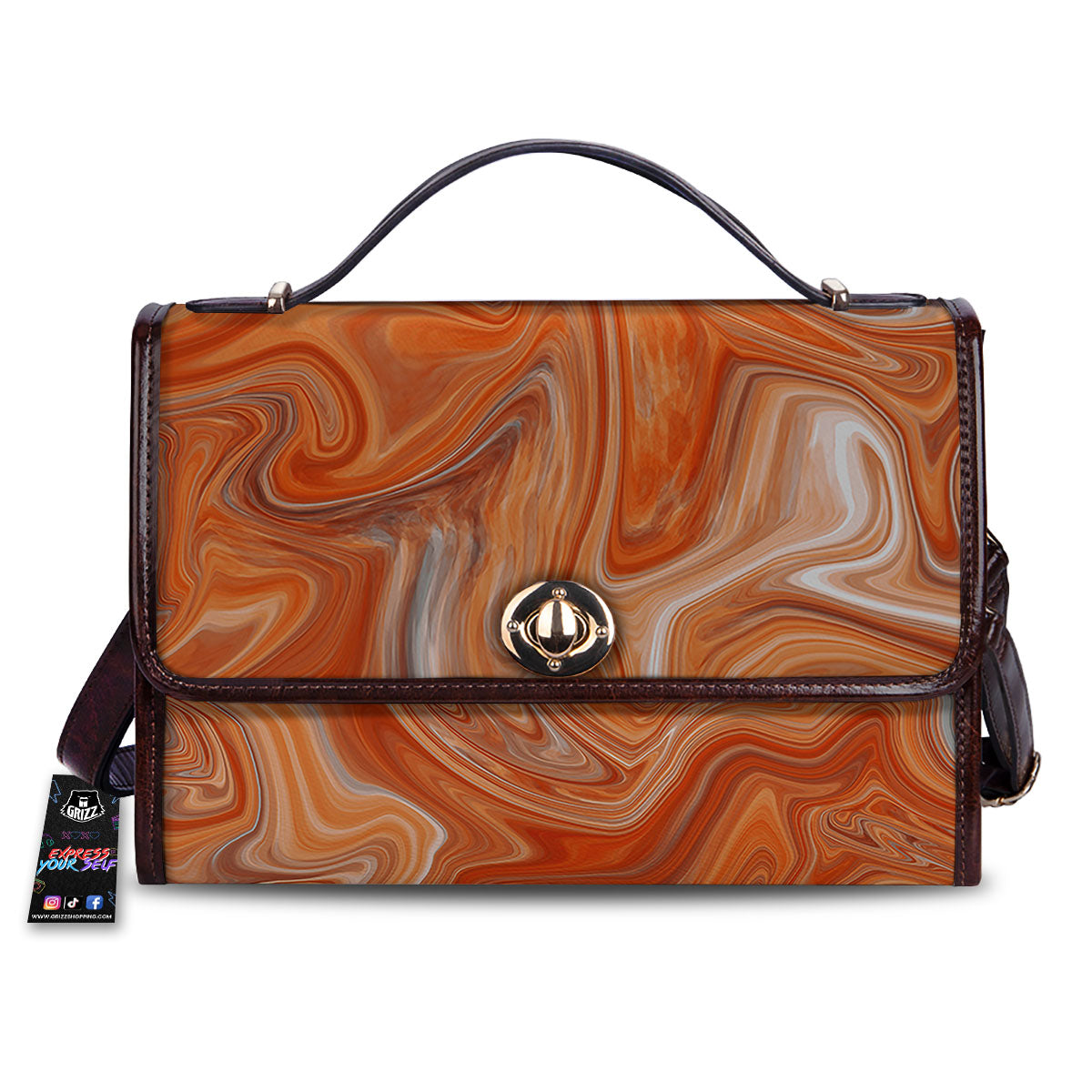 Fractal Psychedelic Trippy Print Women's Satchel Bag