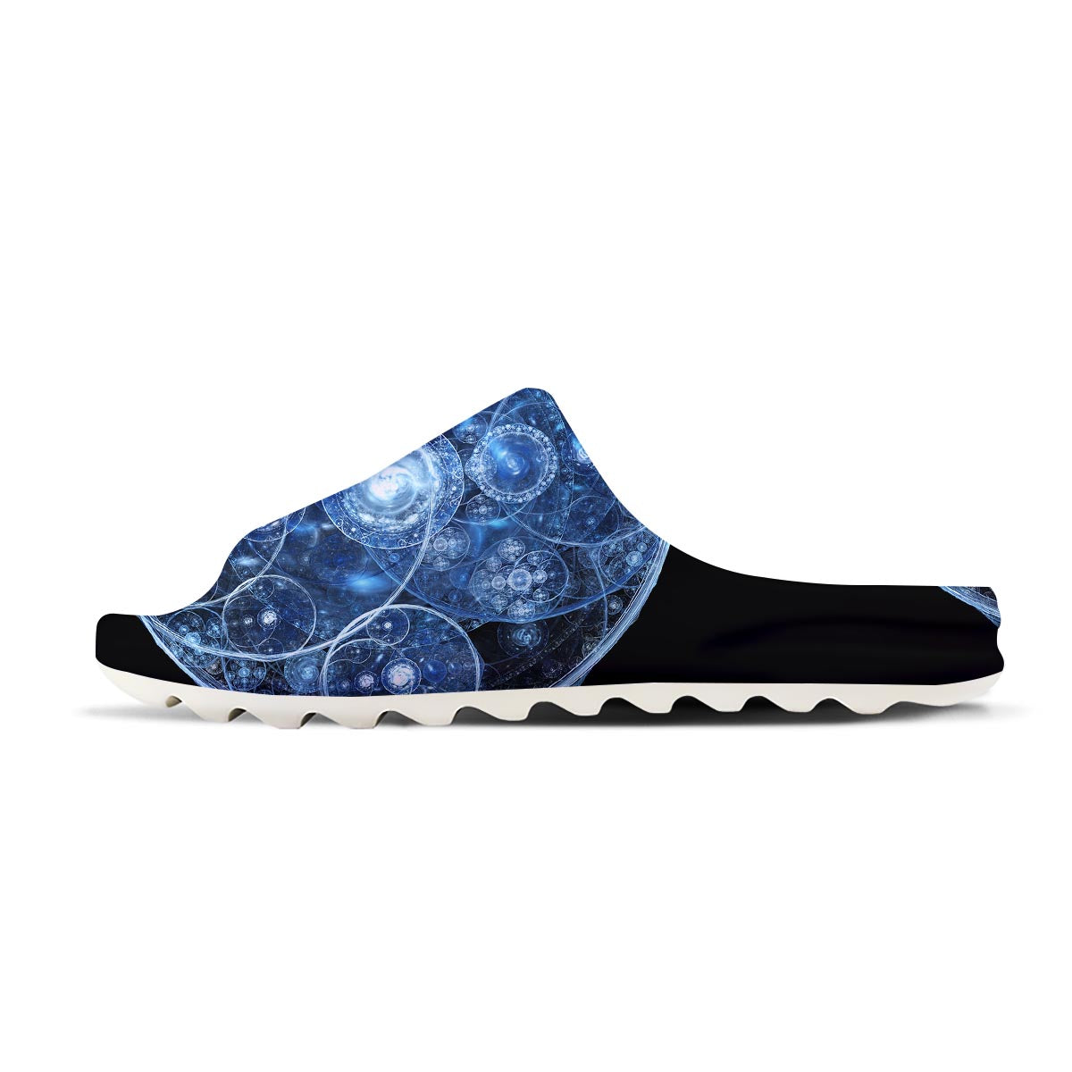 Fractal Steampunk Print Sandals-grizzshop