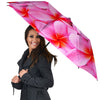 Frangipani Flower Pink Print Umbrella-grizzshop