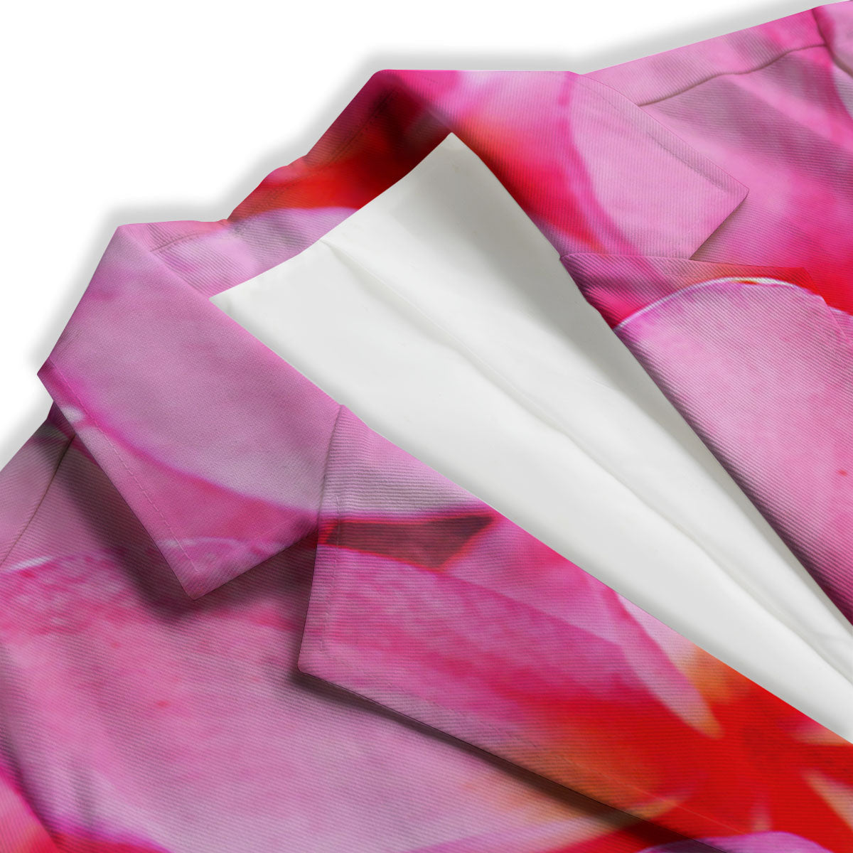 Frangipani Flower Pink Print Women's Blazer-grizzshop