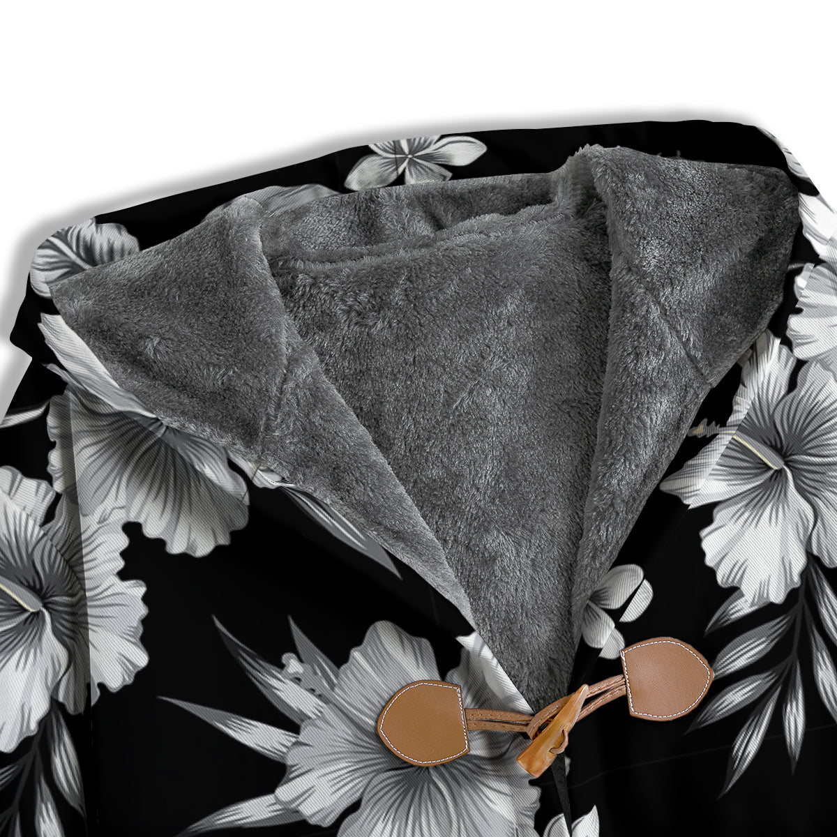 Frangipani White And Black Print Pattern Men's Windbreaker Jacket-grizzshop