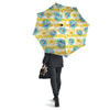 Frangipani Yellow Print Pattern Umbrella-grizzshop