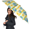 Frangipani Yellow Print Pattern Umbrella-grizzshop