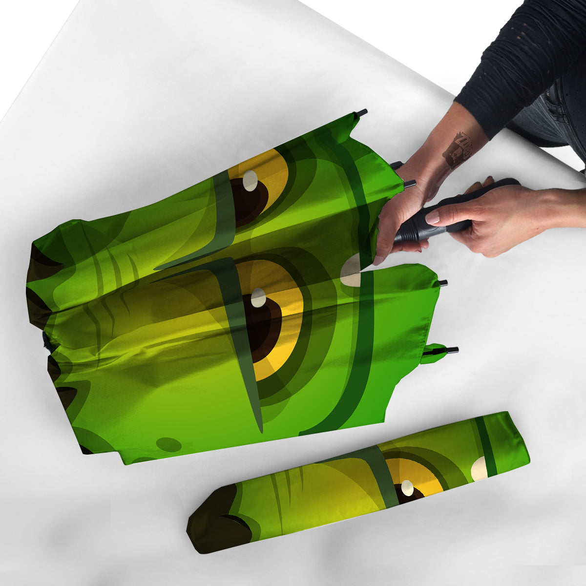 Frankenstein Face Cute Print Umbrella-grizzshop