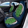 Frankenstein Face Halloween Character Print Car Seat Covers-grizzshop