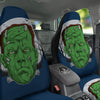 Frankenstein Face Halloween Character Print Car Seat Covers-grizzshop